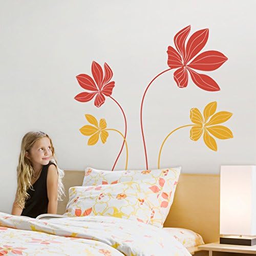 Cyclamen Flower Decals (Scheme A) - by Simple Shapes®