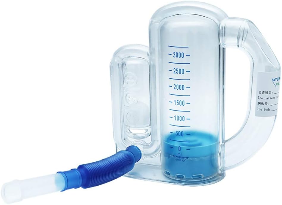Lung Function Tester Breathing Training Device Functional Exercise Spirometry Training Device Suitable for Middle-Aged and Elderly Pulmonary Function