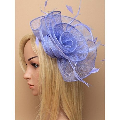Swirls Feather Fascinator Hatinator 