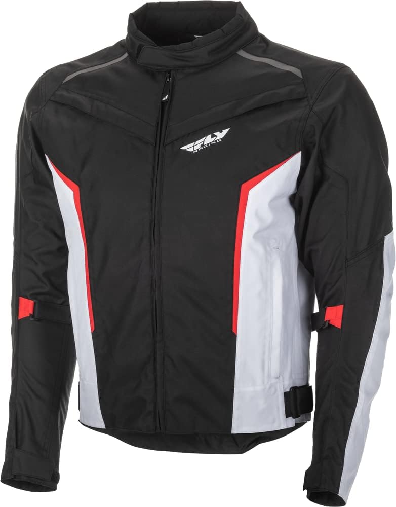 Fly Racing Launch Jacket (Black/White/Red, 3X-Large)