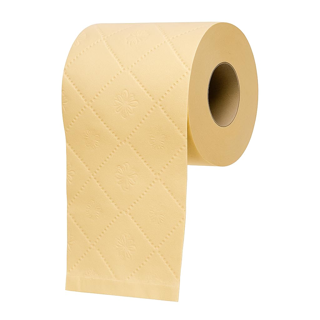 Pure Boo, rotoli di carta igienica in bambù non sbiancato, confezione da 24 | 3 strati, 200 fogli per rotolo | 100% carta igienica in bambù, ecologica, ipoallergenica, biodegradabile, senza plastica