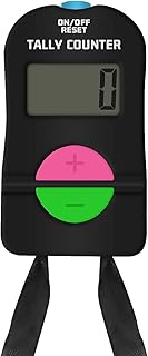SDARMING Clicker Electronic Counter, 4 Digit Hand Tally Counters Add/Subtract for counting, golf scoring