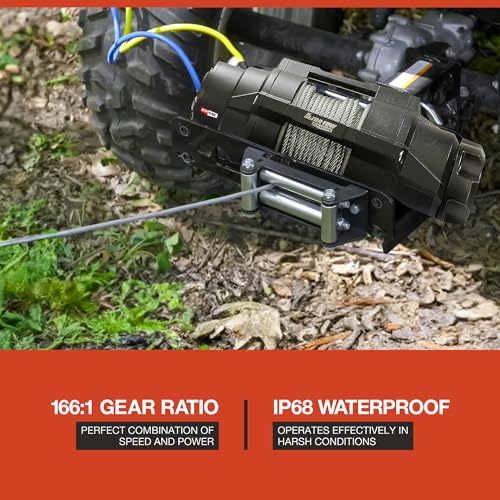Ultra-Tow XTP 12 Volt DC-Powered Electric ATV/UTV Winch, 4500-Lb. Capacity, Steel Wire Rope, Model# LD2S-4500 - Thumbnail 4