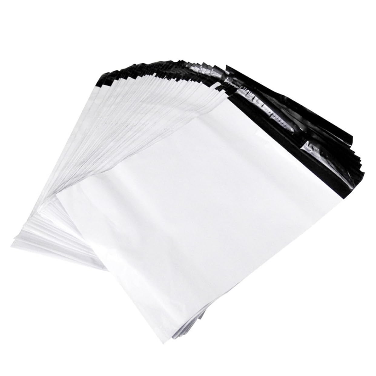 Angoily 100 pièces Sacs Expédition Plastique Auto Adhésifs Enveloppes Résistants à Eau et Aux Déchirures Idéaux pour Transport de Vêtements et Articles