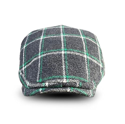 The Original Boston Scally Cap - The Irish Newsboy Flat Cap - Single Panel Fitted Hat - XS