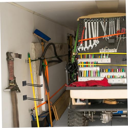 Garage encombré ? Crochets muraux robustes ABOOFAN double ligne