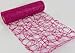 Unbekannt 25 m X 30 cm Sizoweb® in Tessuto Non Tessuto Originale Tavolo Band Runner Fucsia Rosa per Matrimonio
