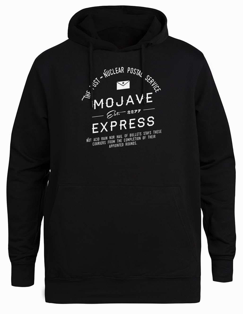 Mojave Express - The Post Nuclear Postal Service Chaqueta con Capucha Ecológica Unisex Negra