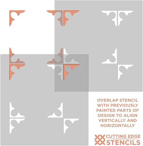 Miniatura 4 de Hallifax - Plantilla de azulejos  Plantilla simple y elegante para piso y pared  Decoración para el hogar de bricolaje para renovar azulejos (grande