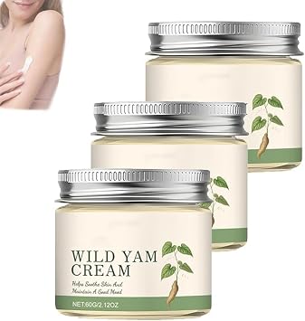 Wild Yam Cream for Hormonal Balance,Skin Cream Hydrating & Nourishing Moisturiser,Enhances Skin Barrier