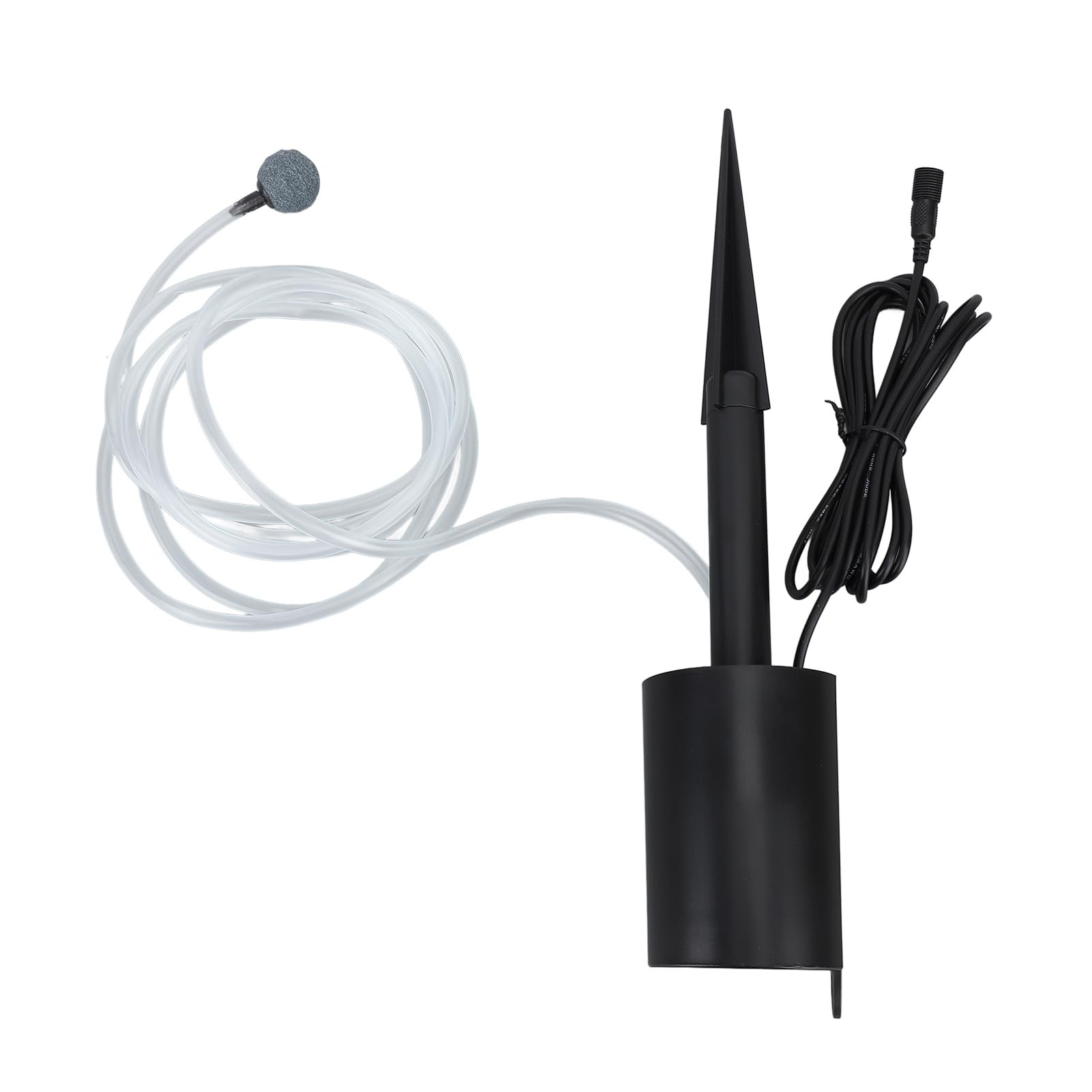 Aramox Solar-Teichbelüfter-Luftpumpen-Set, ABS, Solarbetriebene Luftpumpe, 6 V, 4 W, Panel, 2200 MAh, Batterie, 3 Modi, 0,8 L min. für Fischteich, Aquarium, Outdoor-Angeln