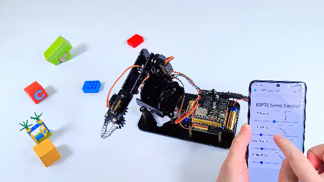 SUNFOUNDER Kit Bras Robotique 4 Axes Rotation à 180 Degrés Servo Co Kit De Robot Programmable Pour Enfants Et Adultes Amz SUNFOUNDER Kit Bras Robotique 4 Axes Rotation à 180 Degrés Servo Co Kit De Robot Programmable Pour Enfants Et Adultes Amz