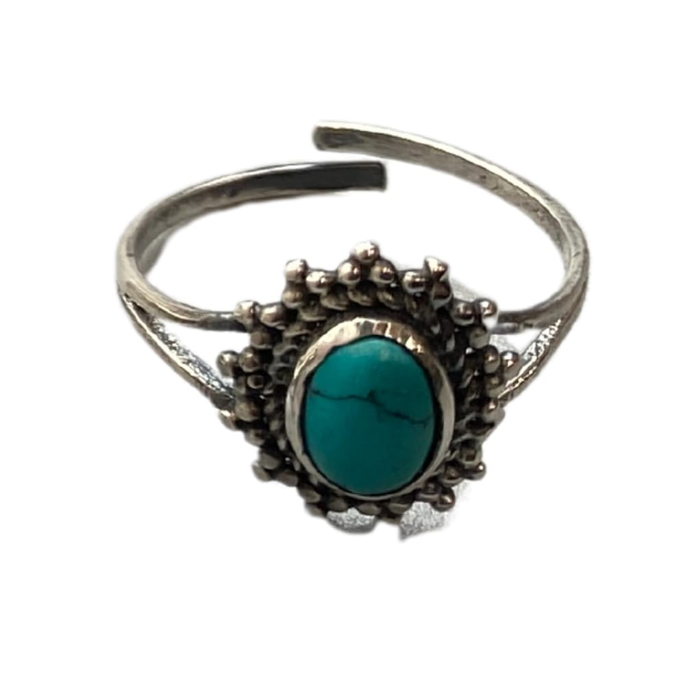 VIE Cocktail Crystal Oval Ring, Turquoise
