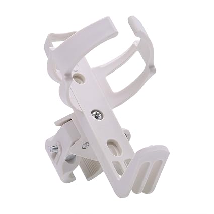 Cycling Bicycle Handle Bar Bottle Cage Bike Water Bottle Holder for Bottle(White)