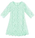 Little Girls Dress Vintage Lace Tutu Tulle Dresses for Wedding Party Easter Pageant Sleeveless Ball