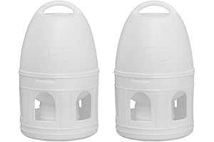 Fenteer Pigeon Feeders and Waterers for Parakeets, Doves, Ducks