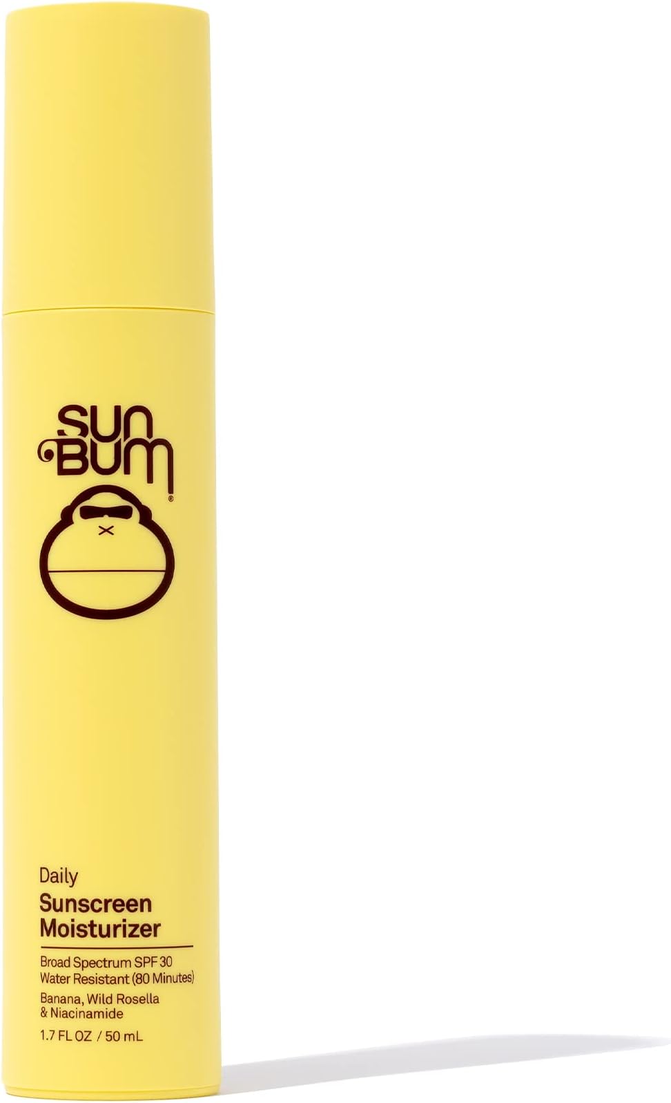 Sun Bum Skin Care SPF 30 Sunscreen Face Moisturizer - Vegan and Hawaii 104 Act Compliant (Without Octinoxate & Oxybenzone) - Broad Spectrum Moisturizing UVA/UVB Sunscreen with Niacinamide - 1.7 oz