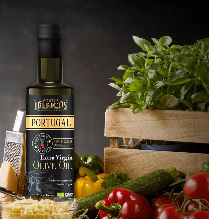 Miniatura 3 de Portus Ibericus - Aceite de oliva virgen extra orgánico, Origen Portugal, (16.9 onzas líquidas, 16.9 fl oz) (16.9 fl oz)