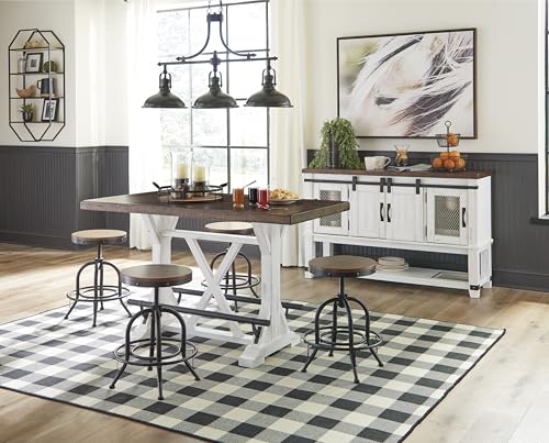 Signature Design by Ashley Valebeck Buffet Sideboard, Farmhouse Coffee Bar - image 8