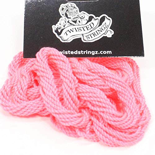 Twisted Stringz Yo-Yo Strings - Polyester - Solid Regular YoYo String - 10 Pack (Solid Pink)