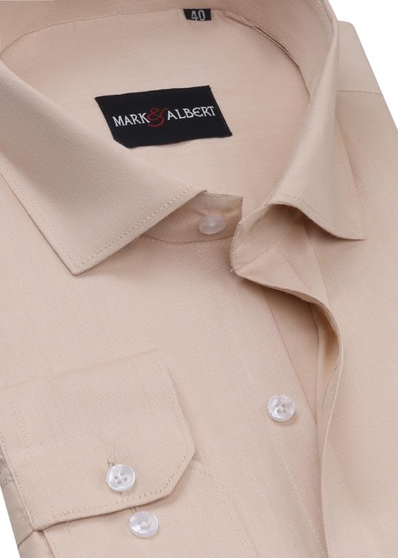 Image of MARK & ALBERT Men's Cotton Formal Shirt