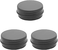 Vista 15 de Othmro 12 latas redondas de metal de 1.4 onzas, latas de aluminio, envases recargables de 1.4 fl oz, latas de lata con tapa de tornillo