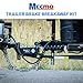 MECMO Trailer Breakaway Switch 4ft Brake Away Coiled Cable Large Carabiner, RV Camper Trailer Emergency Electric Break Switch with 4 Feet Stainless Steel Spring Towing Wire Safety Lanyard w/Pull Pin