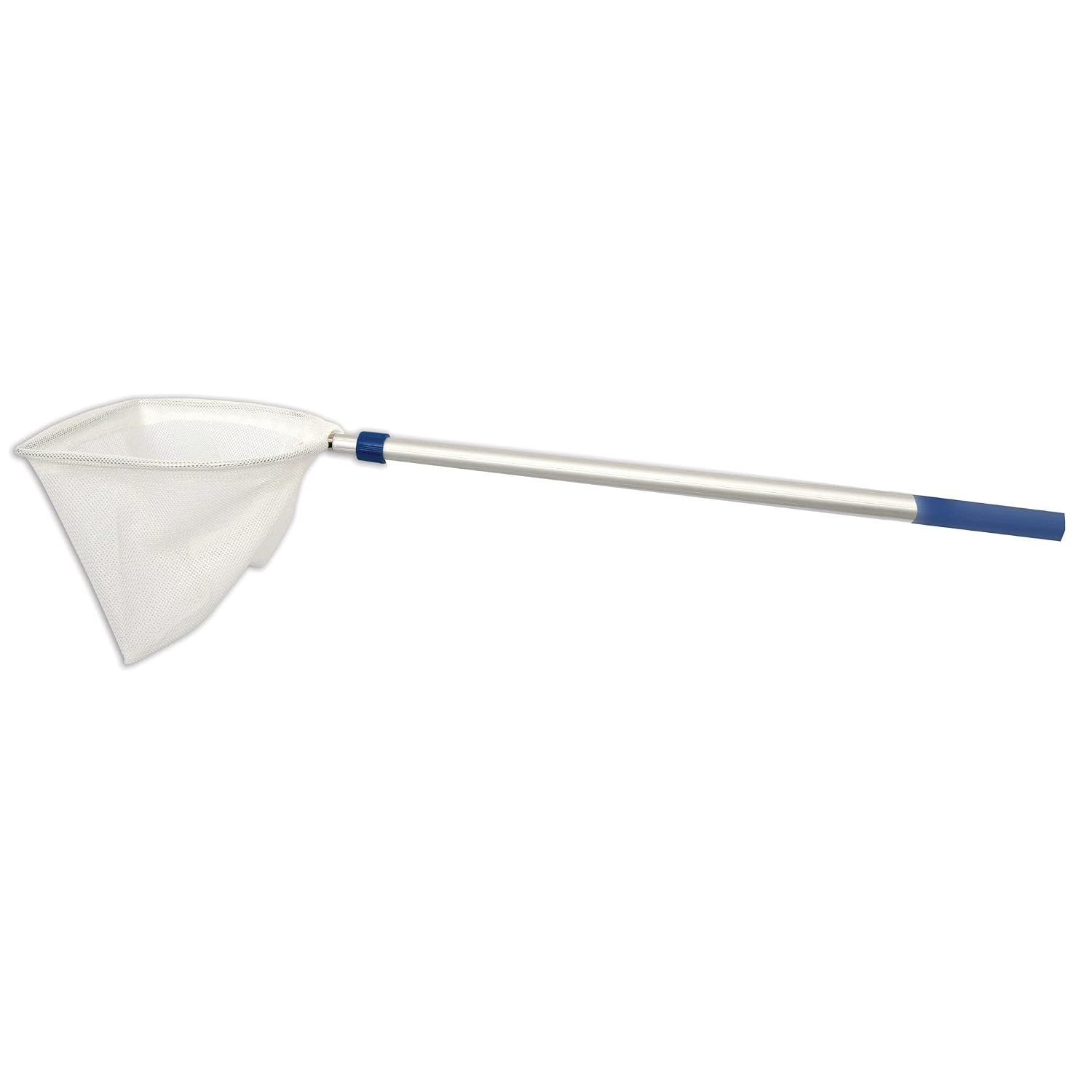 TickiT Telescopic Pond Net - Extendable Handle 20" to 40" - Strong, Lightweight Aluminum with Fine, Knotless Mesh - Kids Fishing Net for Backyard Ponds, Camping and Beach