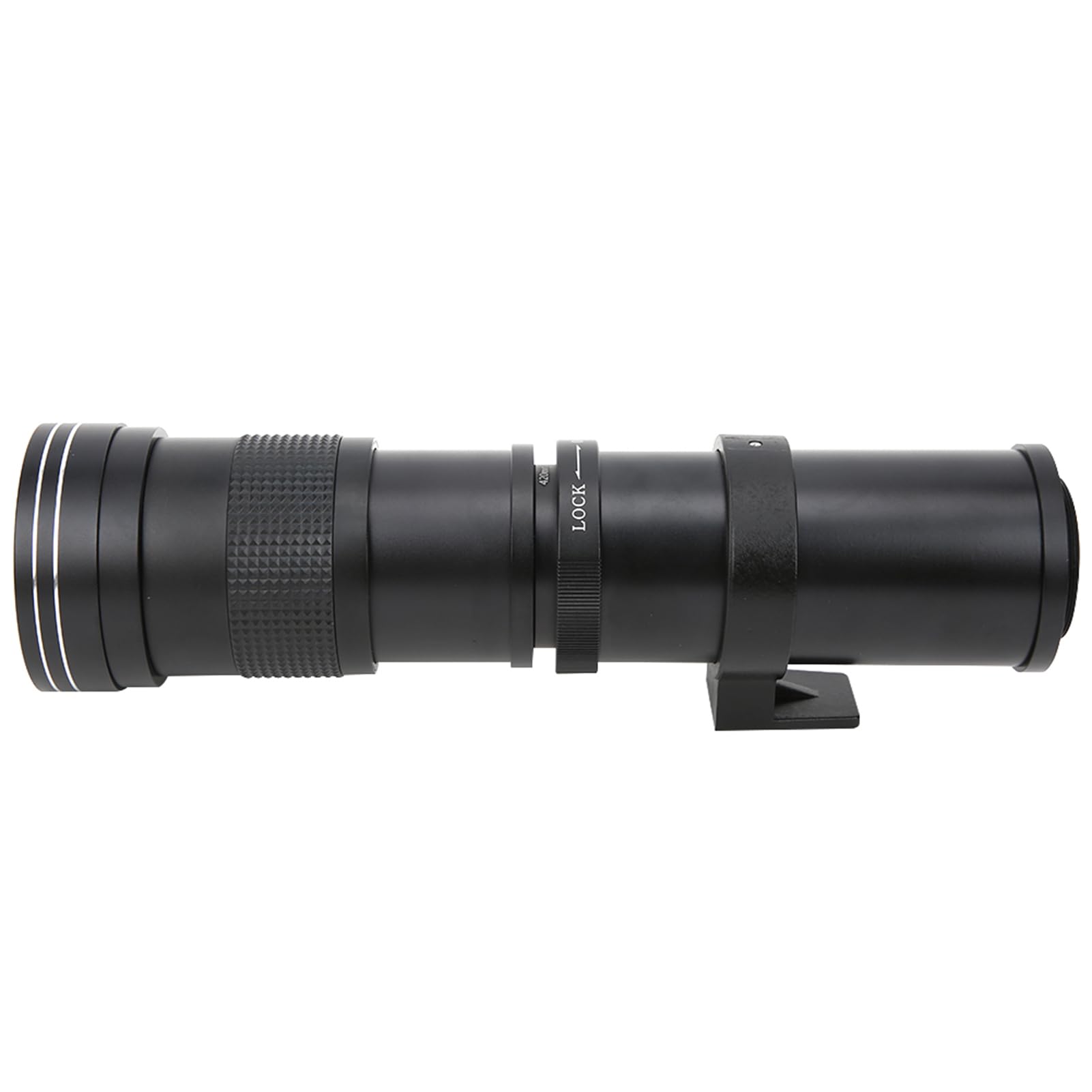 Niezwykle Mocny Telekonwerter 2X Teleobiektyw Zmiennoogniskowy z ręczną regulacją Ostrości 420800 Mm F8.316 dla Aparatu z Mocowaniem F (BLACK)