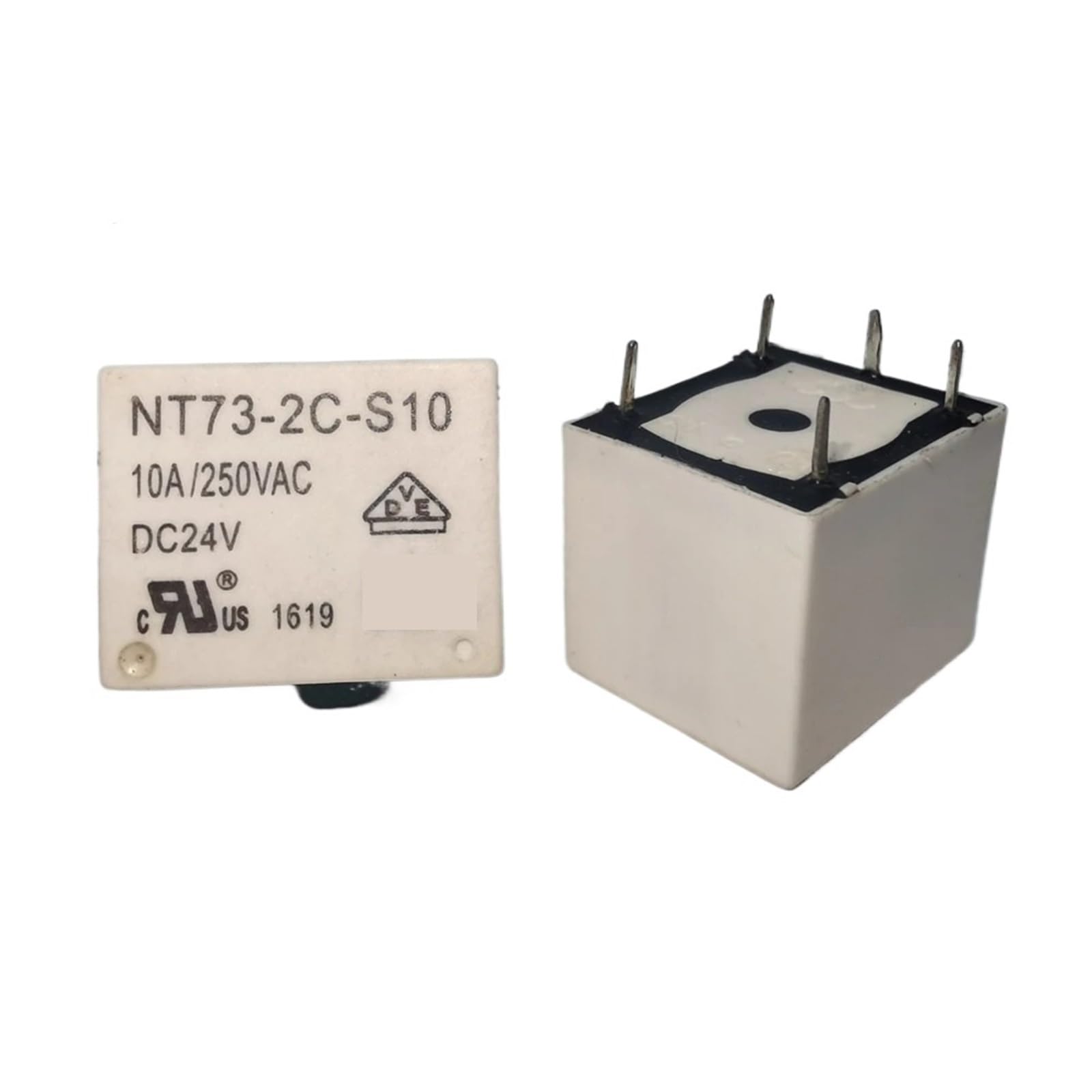 Relais NT73-2C-S10 DC12V pour la commande d'automatismes et domotique 5 pins