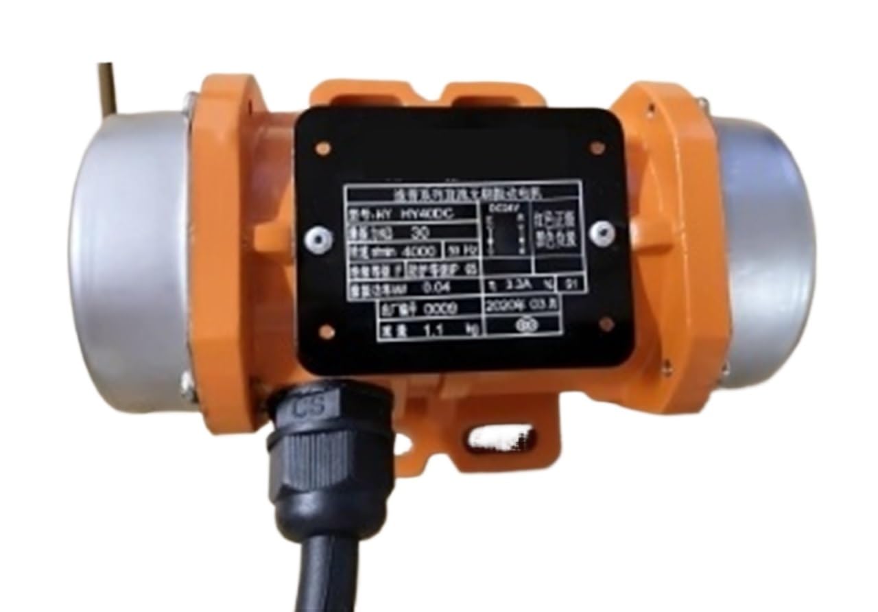 Hormigonera, Motor BLDC sin escobillas de 15 W a 50 W, motor de vibración eléctrico, vibrador de hormigón, vibrador de alta frecuencia, excéntrico(20W-24V)