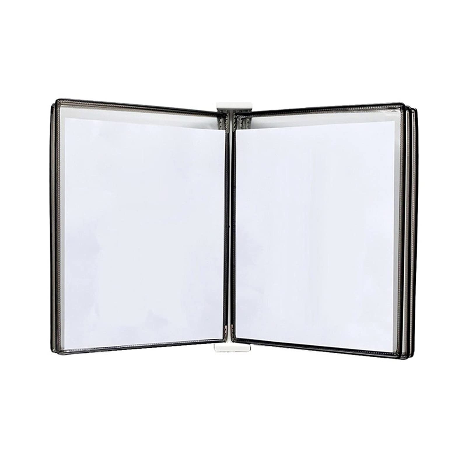 GLETSF Wall Mount Reference Display System, Folders, A4 Wall Mounted Document Holder, Magnetic File,Red