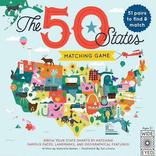 The 50 States Matching Game (Volume 5) (The 50 States, 5)