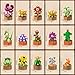 CUBIMANA 15 Pack Valentines Flowers Plants Mini Building Set - 1314PCS 3.6MM Flower Succulents Botanical Collection Block Toy for Home Office Décor, Birthday Gifts for Adults Women Boys Girls 10+