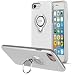 iPhone 8 Case, iPhone 7 Case by ICONFLANG, 360 Degree Rotating Ring Kickstand Case Shockproof Impact Protection Function Can Work with Magnetic Car Mount case 2018 - White Grey