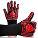 Vsadey BBQ Gloves 1472℉ Extreme Heat Resistant Grill Gloves 14 Inch, Food Grade Kitchen Oven Mitts, Silicone Non-Slip Cooking Gloves for Barbecue, Baking, Cooking, Welding, Cutting