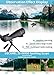 Telescopio Terrestre 20-60X80 con Trípode, Catalejos Monocular Potente Profesional Lente óptica FMC...