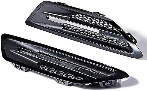 Glossy Black ABS Side Fender Cover Compatible with 2011-2017 5-Series F10 M5 Base Sedan 4-Door Sedan