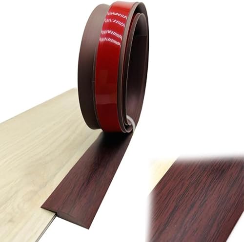 Vista 8 de Floor Transition Strip Carpet Edging Trim Strip Threshold Transition Strip Height 8mm, Wood to Tile Joining Strip PVC Separator Strip for Doorway G2