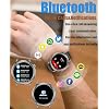 Smart Watch for Men 1.53 Full Touch Fitness Tracker with Heart Rate/Sleep Monitor, IP67 Waterproof, 100+ Sports Modes, Bluetooth Calls,iOS & Android Compatible 15-Day Battery Life (Black)
