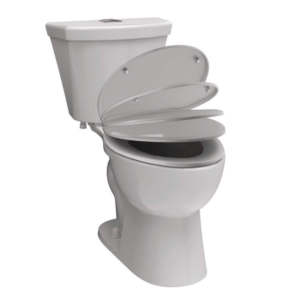 Delta Turner 2Piece 1.1 GPF/1.6 GPF Dual Flush Elongated Front Toilet