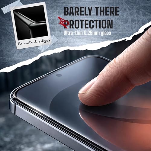 Image of Ghostek Screen Protector Tempered Glass for Galaxy S26 (2 Pack) with Easy Installation Designed for 2026 Samsung Galaxy S26 (6.3 inch) (Clear)