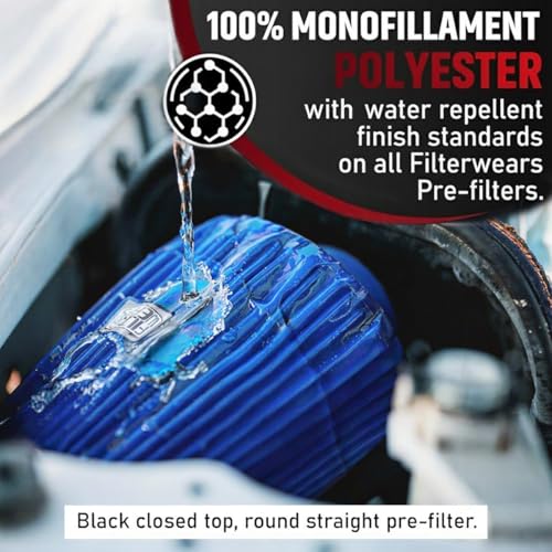 Image of FILTERWEARS Pre-Filter K148L For K&N RU-4740 RE-0930 RE-0950, 22-8033PK