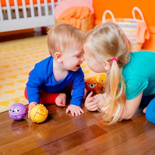 Balles pour bébé faciles à attraper : lot de 6 pièces anti-glisse - 3
