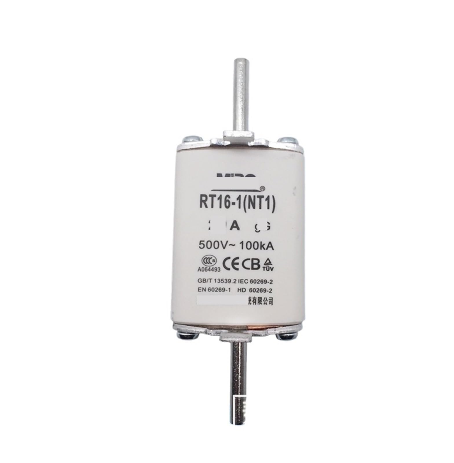 Fusible RT16-1 RO32 de alta tension 160A 200A y 250A para cuadros electricos trifasicos