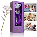 🌹 【Mutter Geschenke】künstliche Rose Durchmesser: 8,5 cm; Höhe: 25 cm.