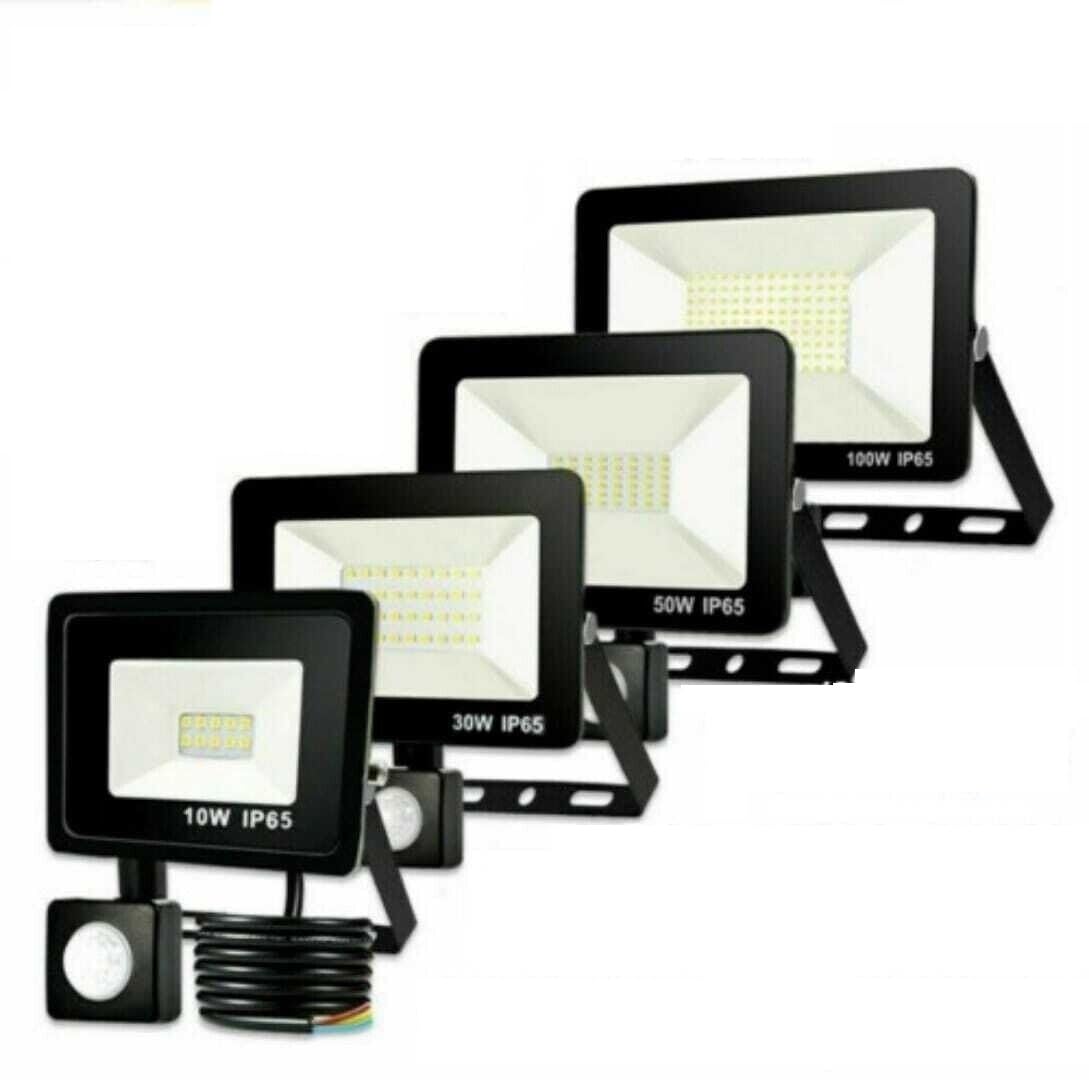 LED Motion Sensor Flood Light, LED Work Light with Plug,IP66 Waterproof Floodlights Outdoor 5000K Daylight White Super Bright Security Light for Garage,barn,Front Porch. (200 Without Sensor)