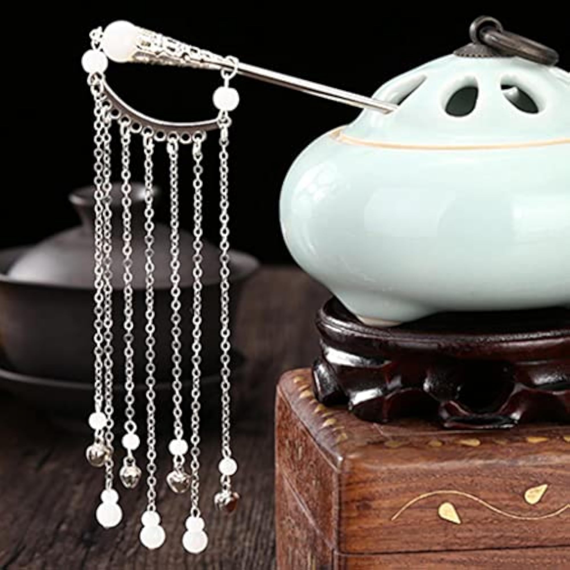 Vintage Metal Handmade Tassels Hair Stick