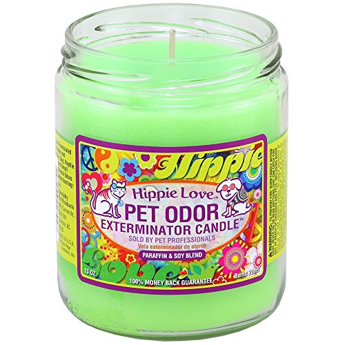 Image of Pet Odor Exterminator Candle Hippie Love