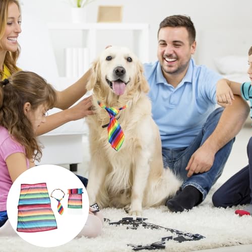 Disfraz mexicano poncho para perro multicolor talla 35.5x28cm miniatura 5